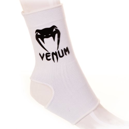 Venum Muay Thai/Kick Boxing Ankle Support Guard, White