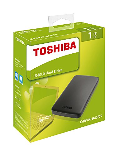 Toshiba Canvio Basics 1 TB externe Festplatte (6,4 cm (2,5 Zoll), USB 3.0) schwarz – Bild 8