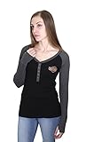 Harley-Davidson Womens Thirsty Fire Trademark B&S Long Sleeve (Small)