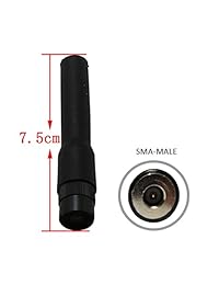 HYS F10 Antena suave SMA Macho correa dual VHF   UHF 144MHz   430MHz Antena de radio de jamón de mano para YAESU VX 1R VX 2R VX 3R VX 5R VX 6R VX 7R Baofeng BF  UV3R