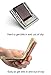 Wallet Money Clip Credit Card holder - Leather Magnetic Cash Holder for Men(Brown)