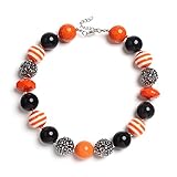 Vcmart Little Girls Chunky Bubblegum Beads Necklace, Teens & Moms, 17
