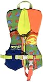 Hyperlite Child Life Vest, Blue, USCG Approved Type III Personal Floatation Device, (Dinosaur - Orange/Green/Blue, Infant (up to 30 lbs))