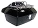 TMS %TBOX-JK1001-K Motorcycle Luggage Tour Trunk Tail Box with Top Rack Backrest
