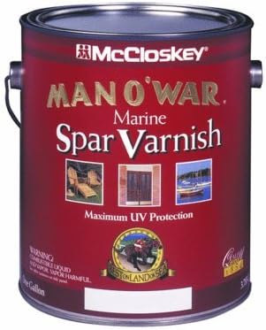 McClosky Man O War 80-7507 Spar Varnish-Low VOC, Semi-Gloss ~ One Gallon by McCloskey