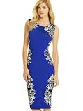 PAKULA® Noble Seleb O neck Knee Length Stretch Bodycon Pencil Party Dresses