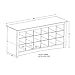 Prepac Entryway Shoe Cubbie Bench, unspecified, Drifted Gray