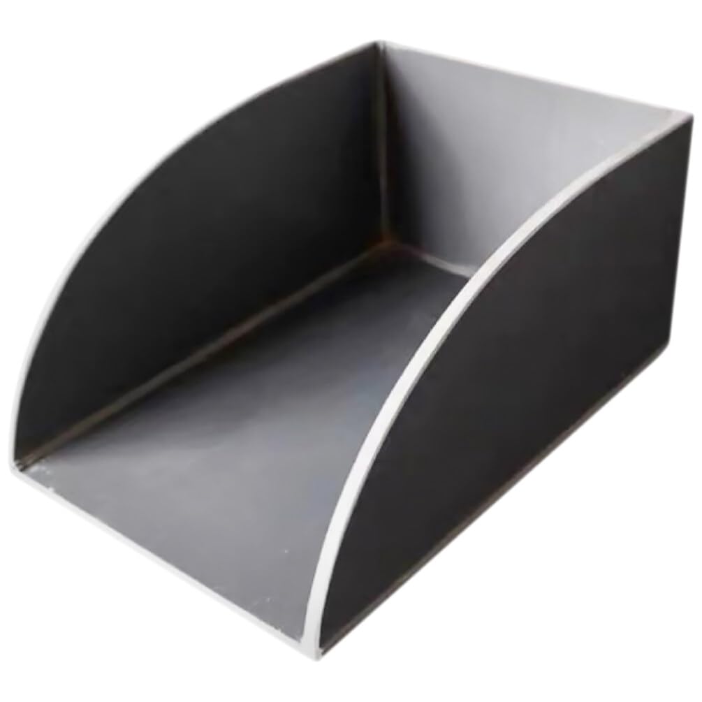 DOITOOL HYFR Downspout Splash Block Decorative Gutter Downspout Extensions Grey Rain Gutter Downspout Splash Block Down Spout Drain Trays for Water Drainage Gray