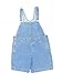 St. John's Bay Women's Plus Size Classic Overalls Denim Shortalls Overall Shorts