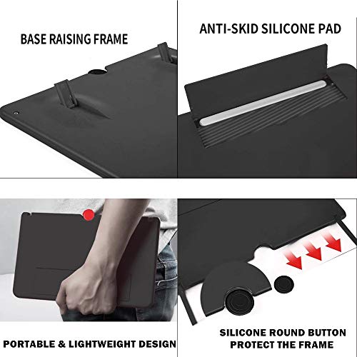 12" Screen Magnifier for Smartphone,3D HD Mobile Phone Magnifier Projector Screen Enlarger for Movies,Videos,Games Cell Phone Holder Stand with Screen Amplifier Compatible with All phones+Phone Remote - Thumbnail 4