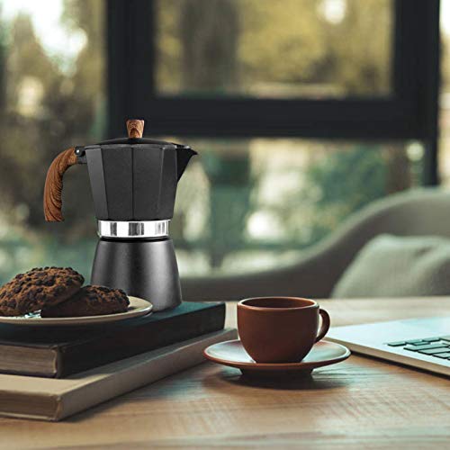 Foliner 150/300 Moka Express Espressokocher Espresso Maker Italienischen Stil, Moka Topf Traditionelle Herdplatte… – Bild 5