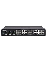 QNAP qsw 1208 8 °C us 12 port Unmanaged 10 GbE Interruptor doce SFP + con compartido ocho puertos de 10 GBase T