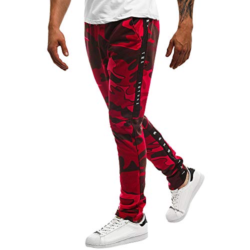 iYBUIA Men's Casual Jogger Sweatpants Basic Fleece Marled Jogger Pant Elastic Waist