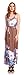 Women Sleeveless Floral Print Maxi Summer Dress