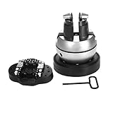 VEVOR Engraving Block 5 inch Ball Vise Setting Jewelry Ball Vise Engraving with 30PCS Attachment and Rubber Base