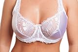 Ladies Underwired Bra Satin Black White 34 36 38 40 4244 46 D Dd E F G H J