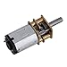 DC 3V 150 RPM Gear Motor Electric Speed Reduction Geared Motor with Metal N20 3 MM Shaft Diameter × 10 MM Shaft Length for DIY Electric Toys Robots Models