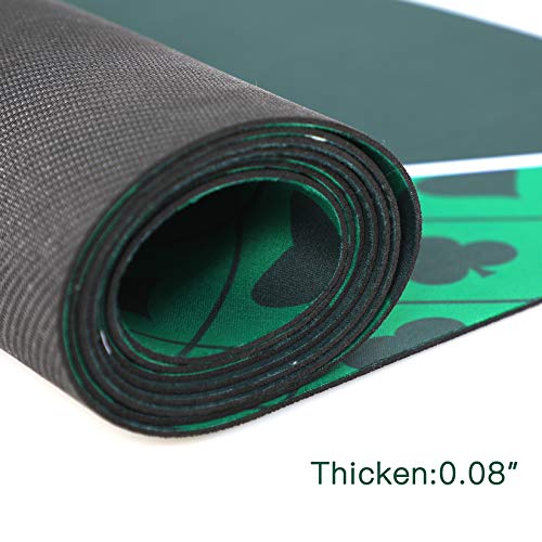 Portable-Rubber-Poker-Mat-Professional-Poker-Mat-Non-Slip-and-Folding-Poker-Card-Tabletop-Layout-with-Carrying-Bag-for-Playing-Cards-Poker-Games-Blackjack-Casino-Use-Dark-Green