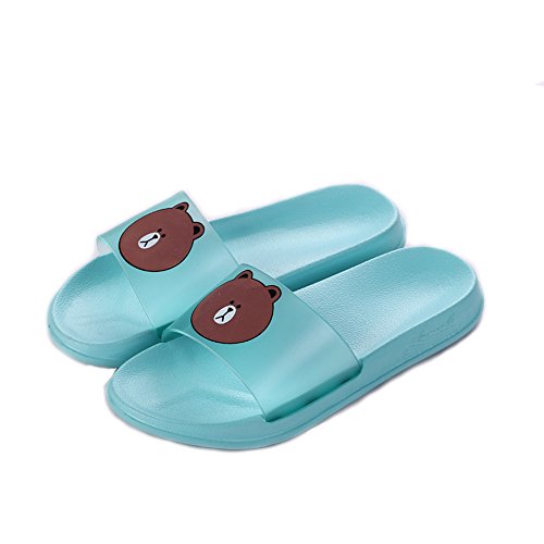 Slippers for women womens bathroom shower cartoon cute cat slippe…