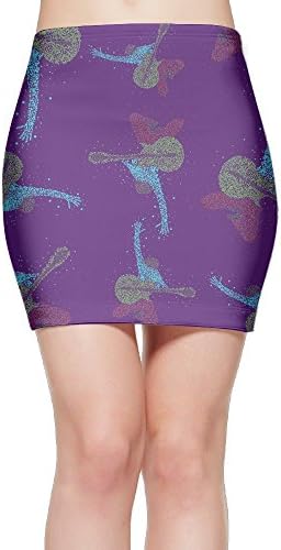 Grh Skirt Bass Guitar Player Ladies Mini Above Knee Skirt