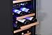 EdgeStar CWR263DZ 15 Inch Wide 23 Bottle Built-In Wine Cooler with Dual Cooling Zones