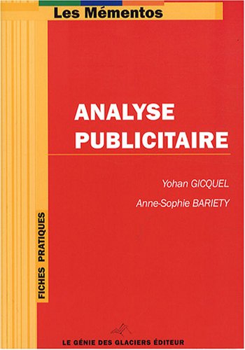 L' analyse publicitaire