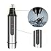 Nose Ear Hair Eyebrow Trimmer for Man - Denkonni 4 in 1 Aluminium Alloy Rechargeable Nose Ear Hair Trimmer with Base,Water Resistant Facial Hair Trimmer