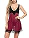 Avidlove Sexy Babydoll Lingerie for Women Lace Chemise Nightgown Sleepwear