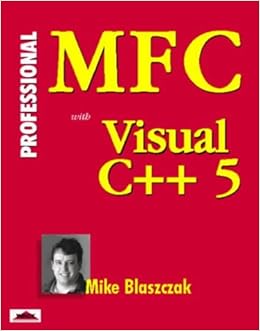 Amazon Com Professional Mfc With Visual C 5 9781861000149 Blaszczak Mike Books