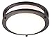 CLOUDY BAY LED Flush Mount Ceiling Light,10 inch,17W(120W Equivalent) Dimmable 1050lm,4000K Cool White,Oil Rubbed Bronze Round Lighting Fixture for Kitchen,Hallway,Bathroom,Stairwell
