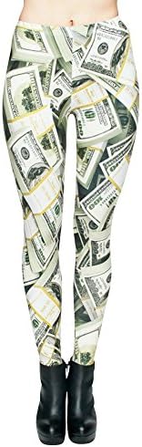 Festie Fever Ultra Soft Printed Rave Leggings (Money)