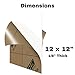MIFFLIN Cast Plexiglass Sheet (Translucent White, 2 Pack, 12