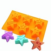 X-Haibei Super Rock Star Soap Making Silicone Mold Chocolate Jello Cake Ice Cream Pan