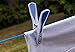HangOuts Clothespins - Wide large plastic laundry clips pegs (2x12 value pack)