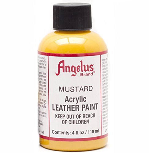 Angelus Leather Paint 4 Oz Mustard