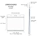 Mifflin-USA - Lanyard with Clear Horizontal Card Protector - Blue, 4x3 Inch, 25 PK - ID Name Badge Holder with Lanyard Set