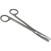 IMED Scientific STT-MDCVD7 Premium Quality Mayo Dissecting Scissors, Curved Blunt Stainless Steel, 6.75" L (17.15 cm)