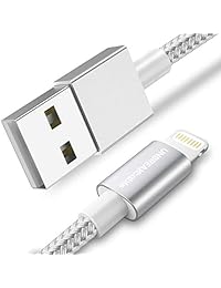 UNBREAKcable iPhone Charger Cable - [Apple MFi Certified] 6.6ft 2m Nylon Braided Apple Charger Lead USB Fast Charging Lightning Cable for iPhone Xs Max X XR 8 7 6s 6 Plus SE 5 5s 5c, iPad, iPod