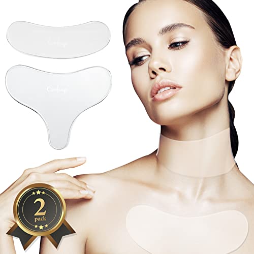 Confiup Chest & Neck Wrinkle Reusable Silicone Pads Decollete Anti