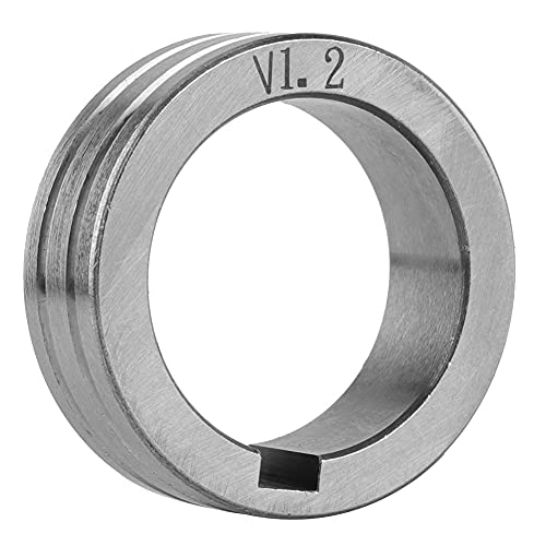 ViaGasaFamido Steel Wire Feeder Roller 30mm/1.18in for MIG Welding Machine 0.8/1.0/1.2mm Wire Feeding Guide Wheel Welding Equipment Accessory