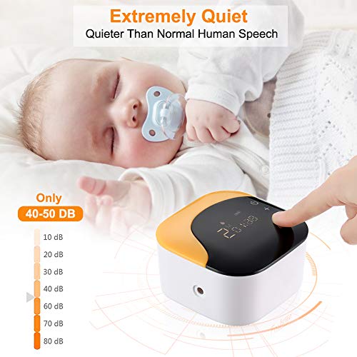 Electric Breast Pump with LCD Screen, Portable Hands-Free for Mom's Comfort Double Breastpump, 2-Phase Modes & 9 Suction Level, Rechargeable Battery, FDA Approved BPA Free