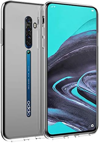 fancartuk Compatible with OPPO Reno 2 Case, Shock Absorption with Soft TPU Protective Case Cover for OPPO Reno 2 -Crystal Clear