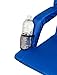 Stadium Boss Recliner Stadium Seat for Bleachers, Benches, Lawns, Backyard, Camping & Beach – Padded Sport Chair, Cushion Backs & Armrest – 6 Reclining Positions – Portable Carry Straps – Blue