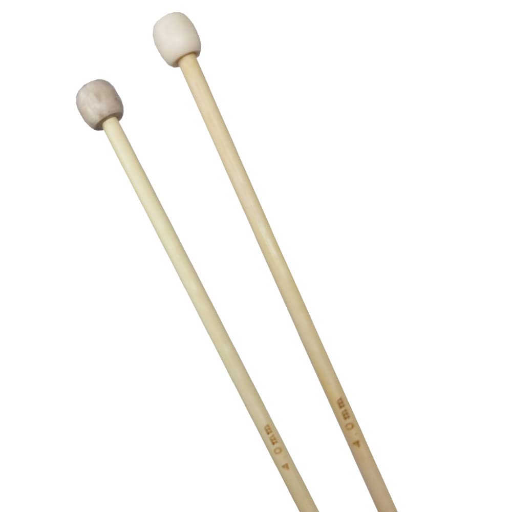 Eco-Friendly Single Point Natural Bamboo Knitting Needles 35cm x 4mm-25mm (4mm)