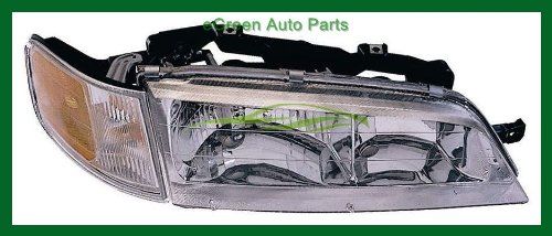 94-97 Accord Head Light Lamp Right Passenger w/ Side Marker