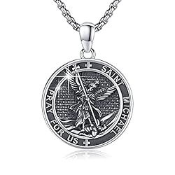 DOTBJ 925 Sterling Silver Saint Michael Pendant