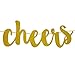 FECEDY Gold Glitter Cheers to 70 Years Banner for 70th Birthday Party Decorations