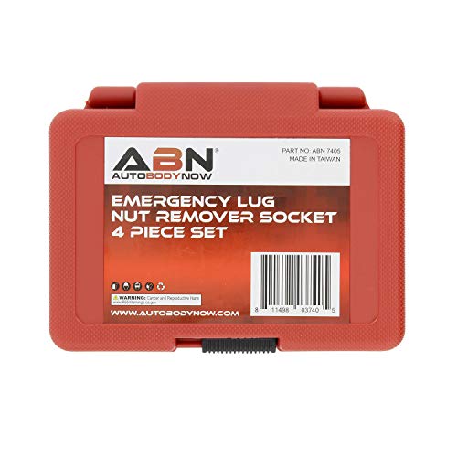 ABN 1/2 Inch Drive Wheel Lock Removal Kit Lug Nut Remover Locking Lug