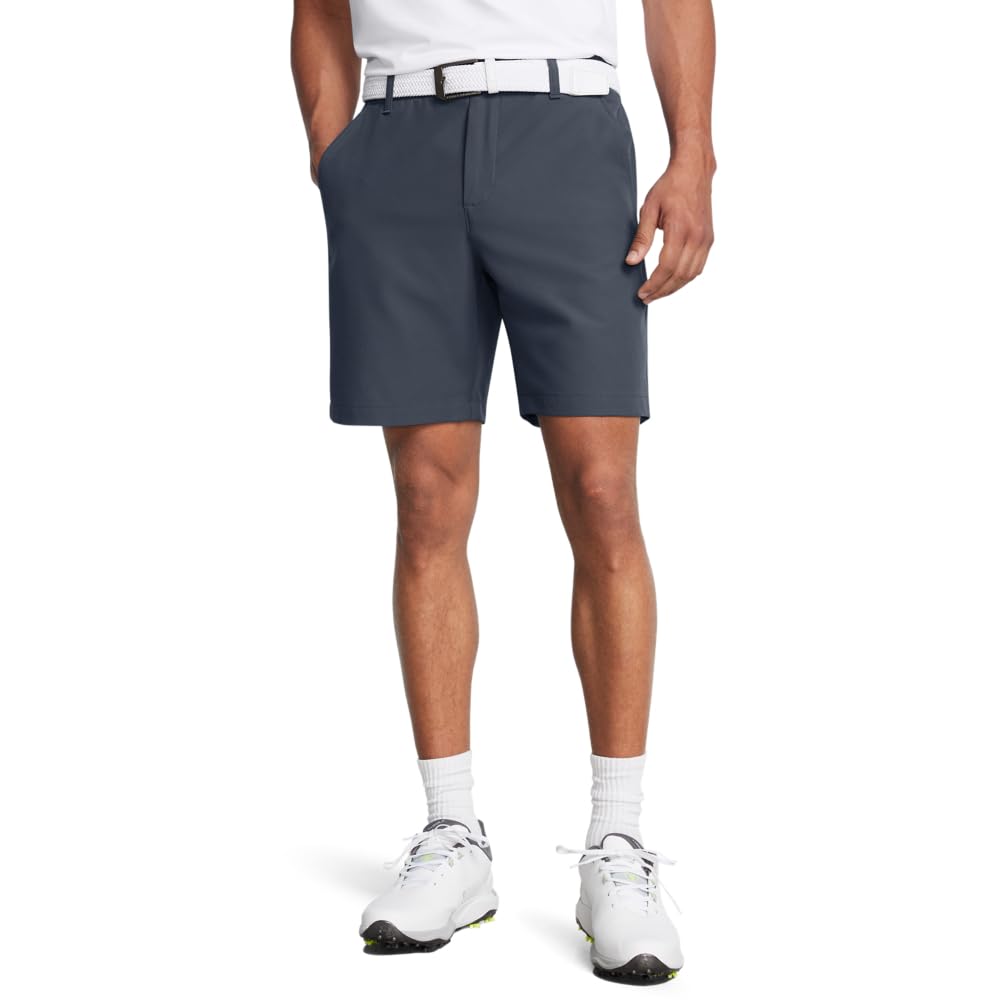 Under Armour Men’s Drive 8 Inch Shorts, (044) Downpour Gray / / Halo Gray, 30