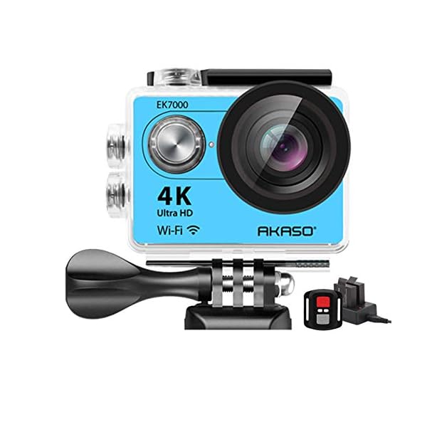 AKASO Action Cam Sport Action Kamera 4K Ultra Weitwinkel Full HD Kamera mit 12MP WiFi Funktion wasserdichte Kamera 2…